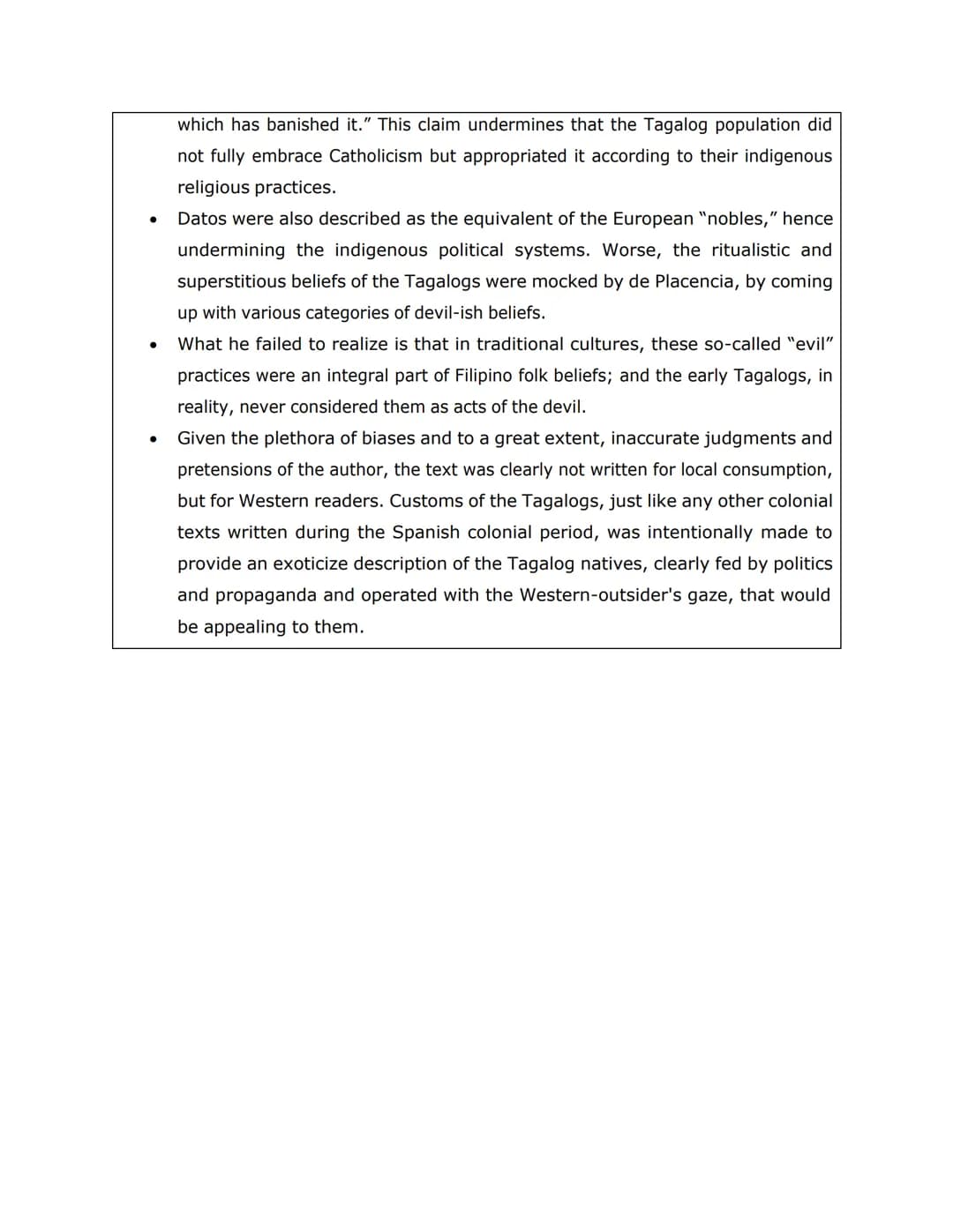 GHIST-READINGS IN PHILIPPINE HISTORY- 3427
MODULE 1 UNIT 2.2: EVALUATION
Exercise once again the skill for doing context and text (content) 