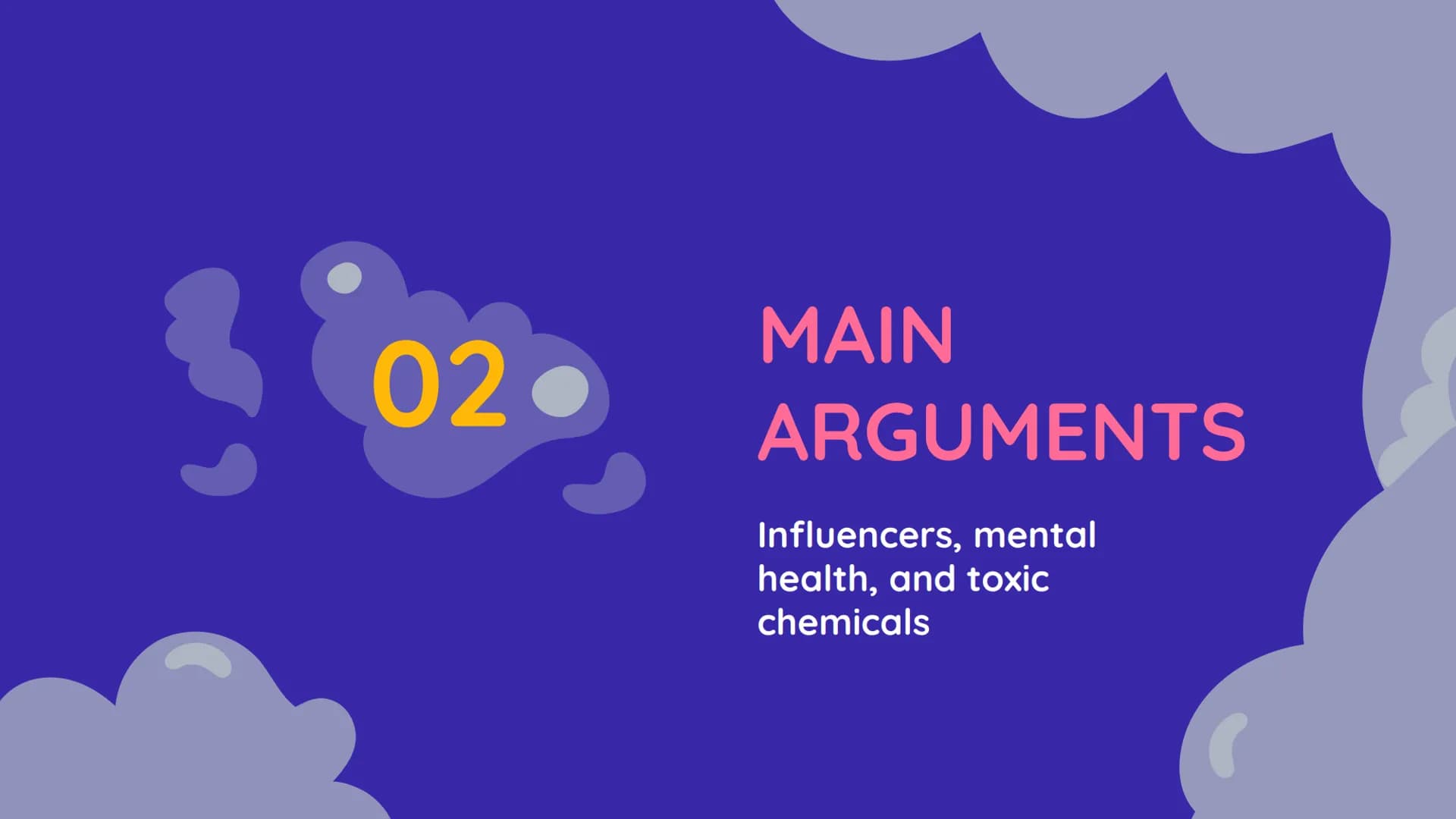 VAPING AND
E-CIGARETTES
// THESIS STATEMENT
Although many individuals think vaping benefits
one's mental health, in reality, vaping worsens
