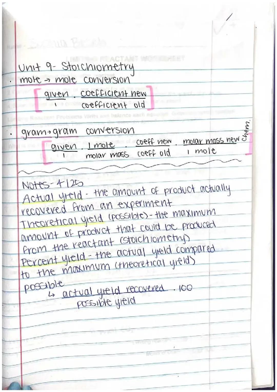 Mole Conversion and Limiting Reactants Made Easy!