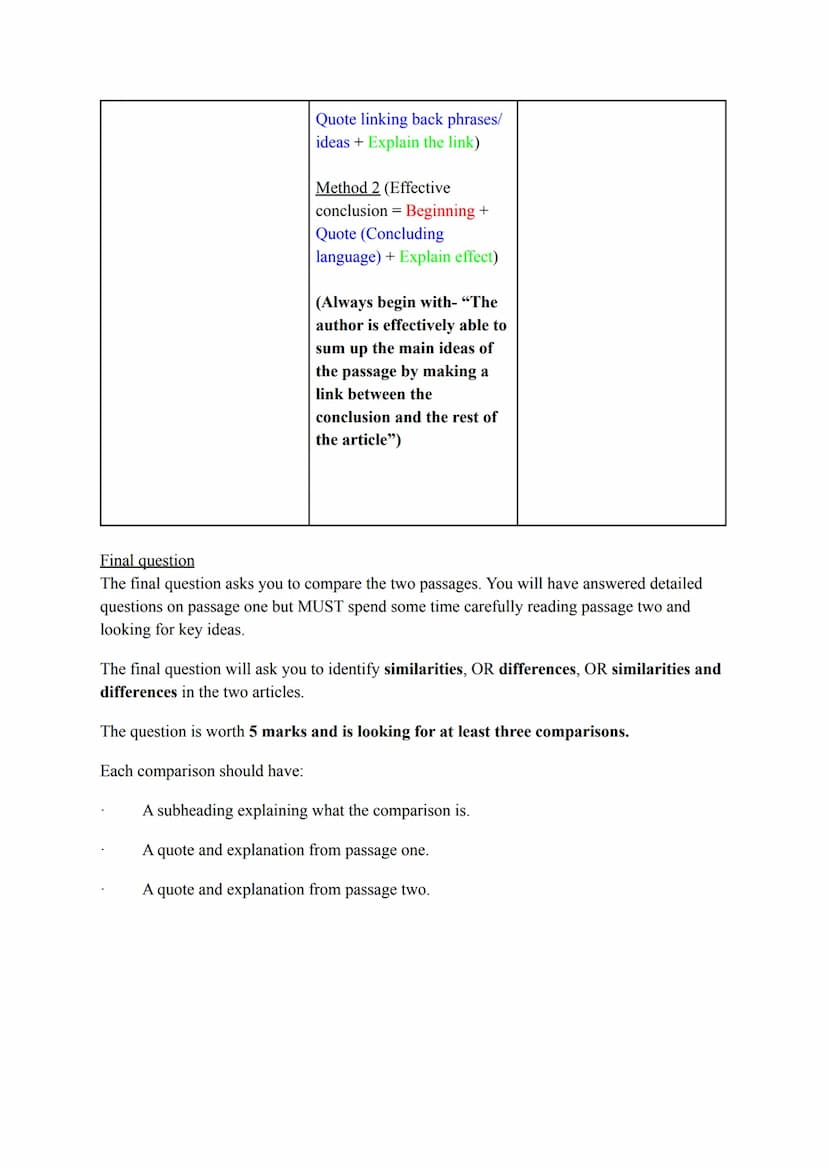 RUAE Question approaches
Summarising questions -
Keywords in Question
Using your own words...
In your own words...
Using your own words as f