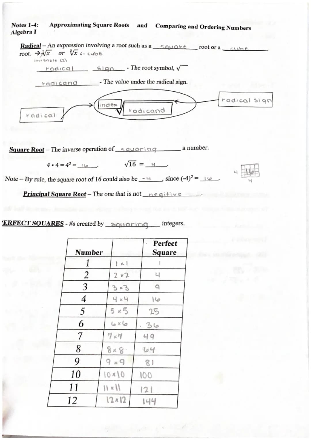 Notes 1-1: Review of Sign Rules
Algebra I
Addition
-Same Signs: Add and Keep the Sign
4+3=7
(-4) + (-3) = -7
(-2) + (-6): -8.
- Different Si