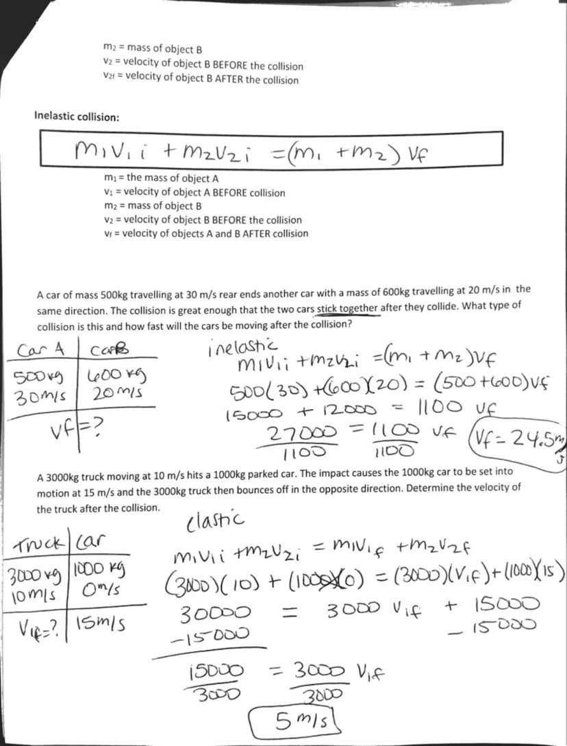 Momentum and Impulse Review:
Momentum ---think Pomentum
Momentum is the product of the object's mass & velocity.
Formula:
P=mv
momentum = ma