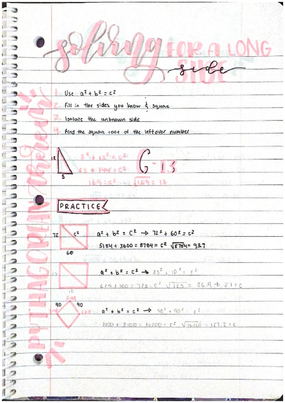 Easy Steps to Solve Right Triangle Problems with the Pythagorean Theorem