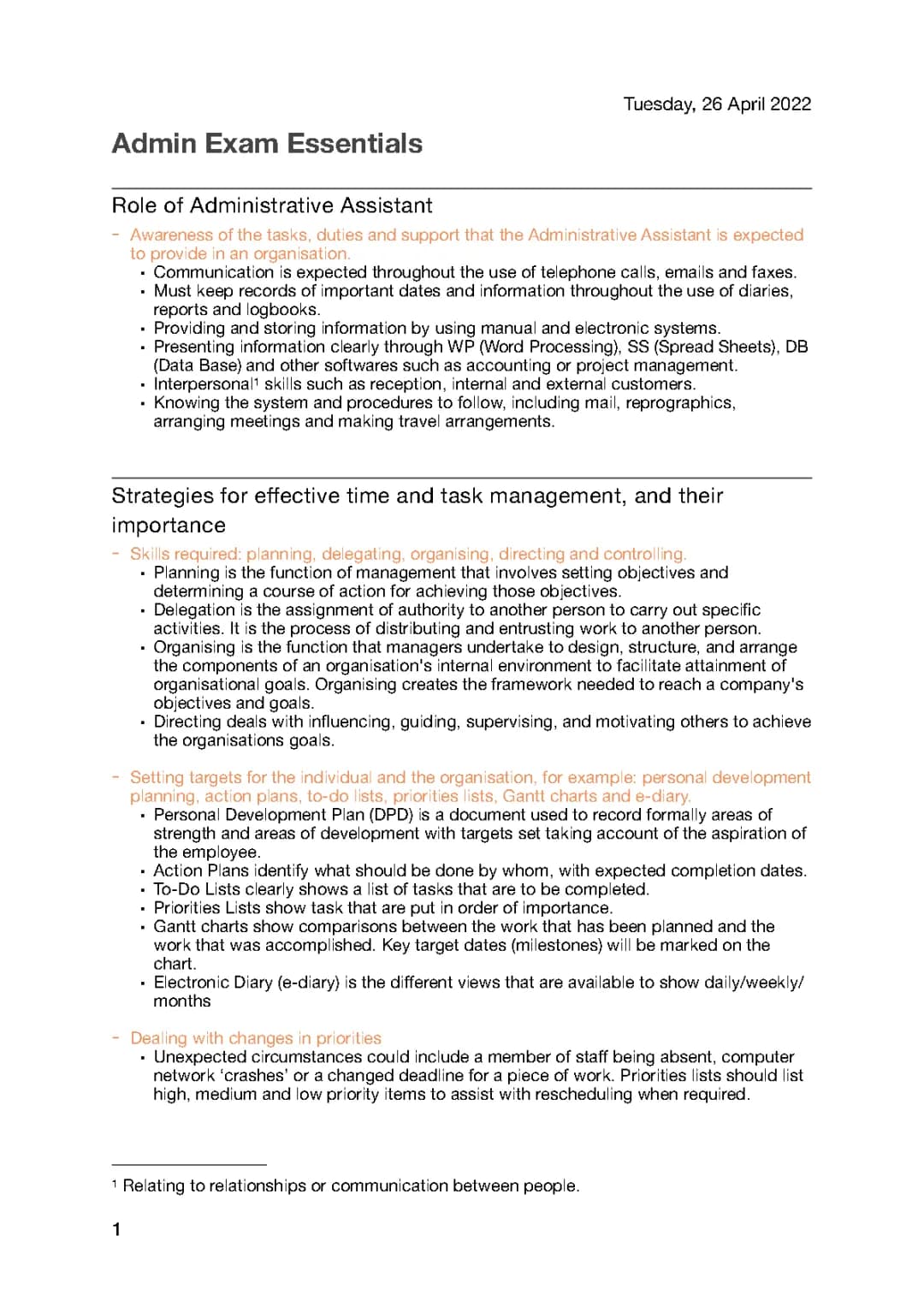 Free Admin Exam Notes PDF & Tips for Admin Jobs
