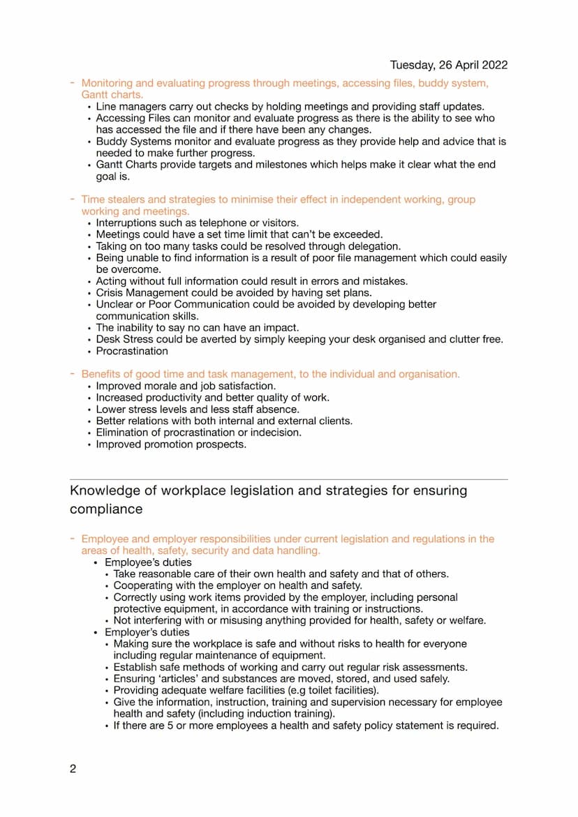 Admin Exam Essentials
Role of Administrative Assistant
Awareness of the tasks, duties and support that the Administrative Assistant is expec