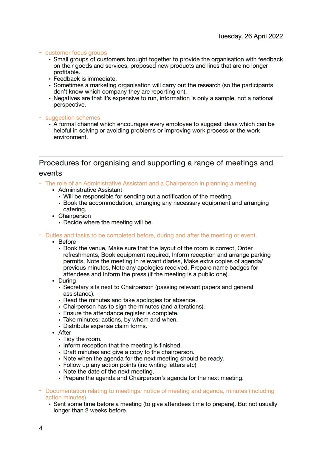 Admin Exam Essentials
Role of Administrative Assistant
Awareness of the tasks, duties and support that the Administrative Assistant is expec