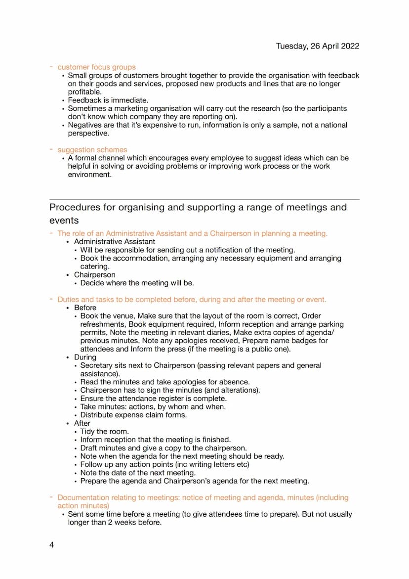 Admin Exam Essentials
Role of Administrative Assistant
Awareness of the tasks, duties and support that the Administrative Assistant is expec