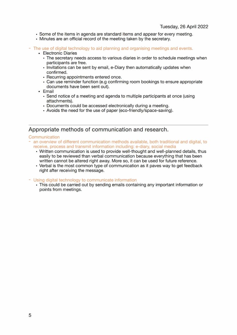 Admin Exam Essentials
Role of Administrative Assistant
Awareness of the tasks, duties and support that the Administrative Assistant is expec