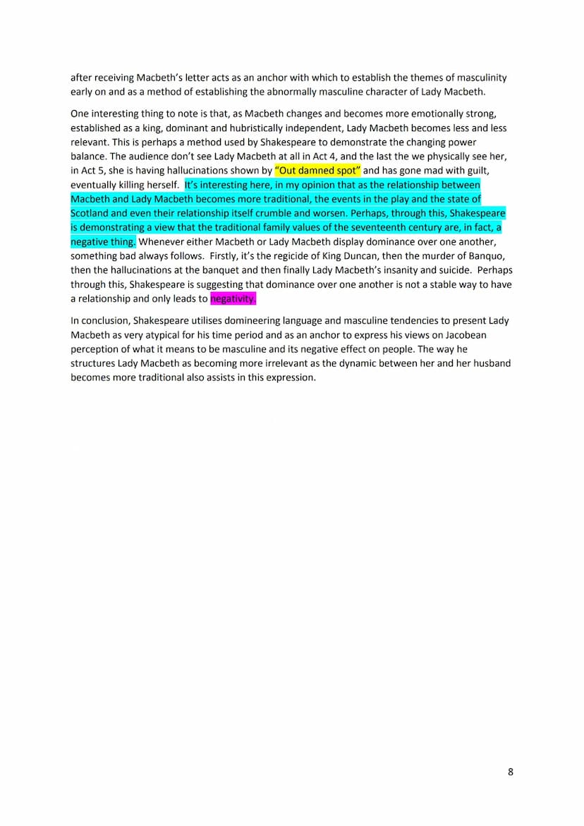 Six 'Macbeth' essays by Wreake Valley students
No matter what level you are aiming for, you are likely to learn something useful in
each of 