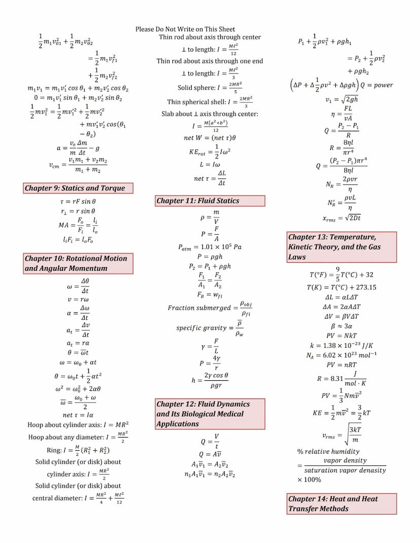 Chapter 1: Introduction: The
Nature of Science and Physics
- b ± √b² - 4ac
2a
Radius of Earth = 6.38 × 106 m
Mass of Earth = 5.98 x 10²4 kg
