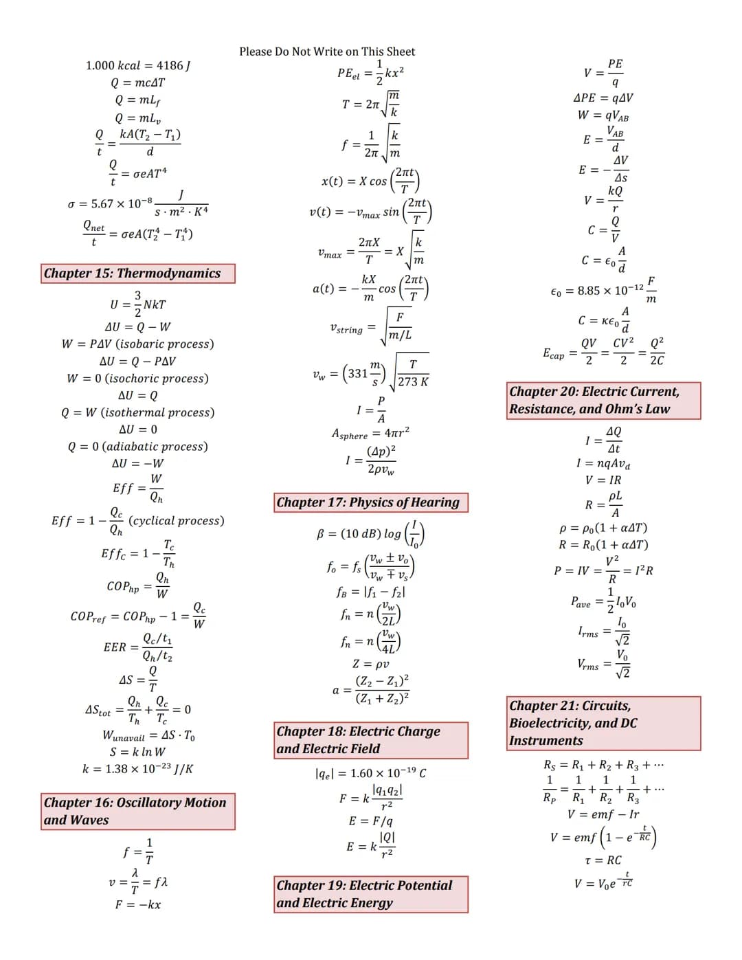 Chapter 1: Introduction: The
Nature of Science and Physics
- b ± √b² - 4ac
2a
Radius of Earth = 6.38 × 106 m
Mass of Earth = 5.98 x 10²4 kg
