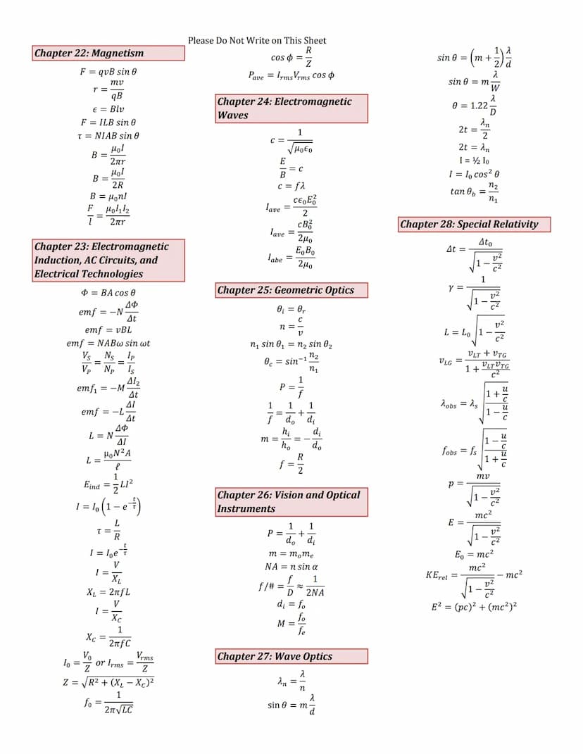 Chapter 1: Introduction: The
Nature of Science and Physics
- b ± √b² - 4ac
2a
Radius of Earth = 6.38 × 106 m
Mass of Earth = 5.98 x 10²4 kg
