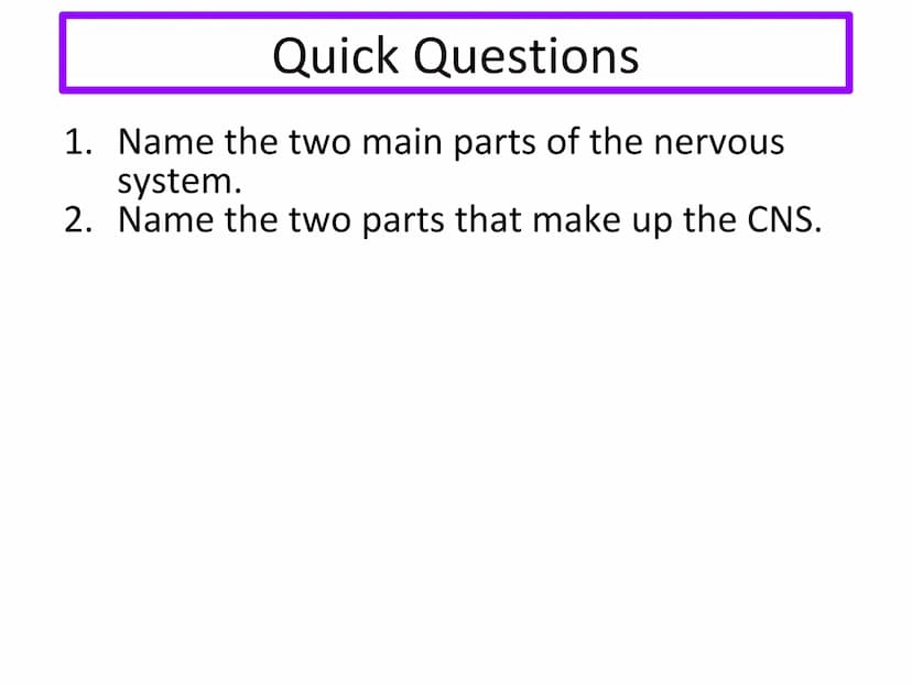 N5 Unit 2 KA2
Control and
Communication
Part a - Nervous System N5 biology course
1. Cell Biology
2.
3. Life on Earth
Multicellular Organism