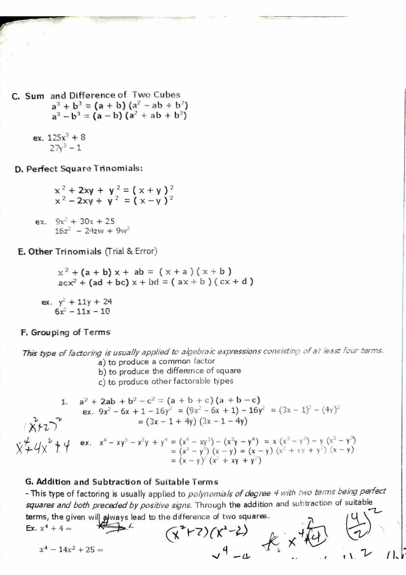 n
I. BINOMIAL EXPANSION OF (x + y)
Properties of Binomial
(1) The first and last terms are always x
respectively.
CRESSMENINGUTASTE COARSYER