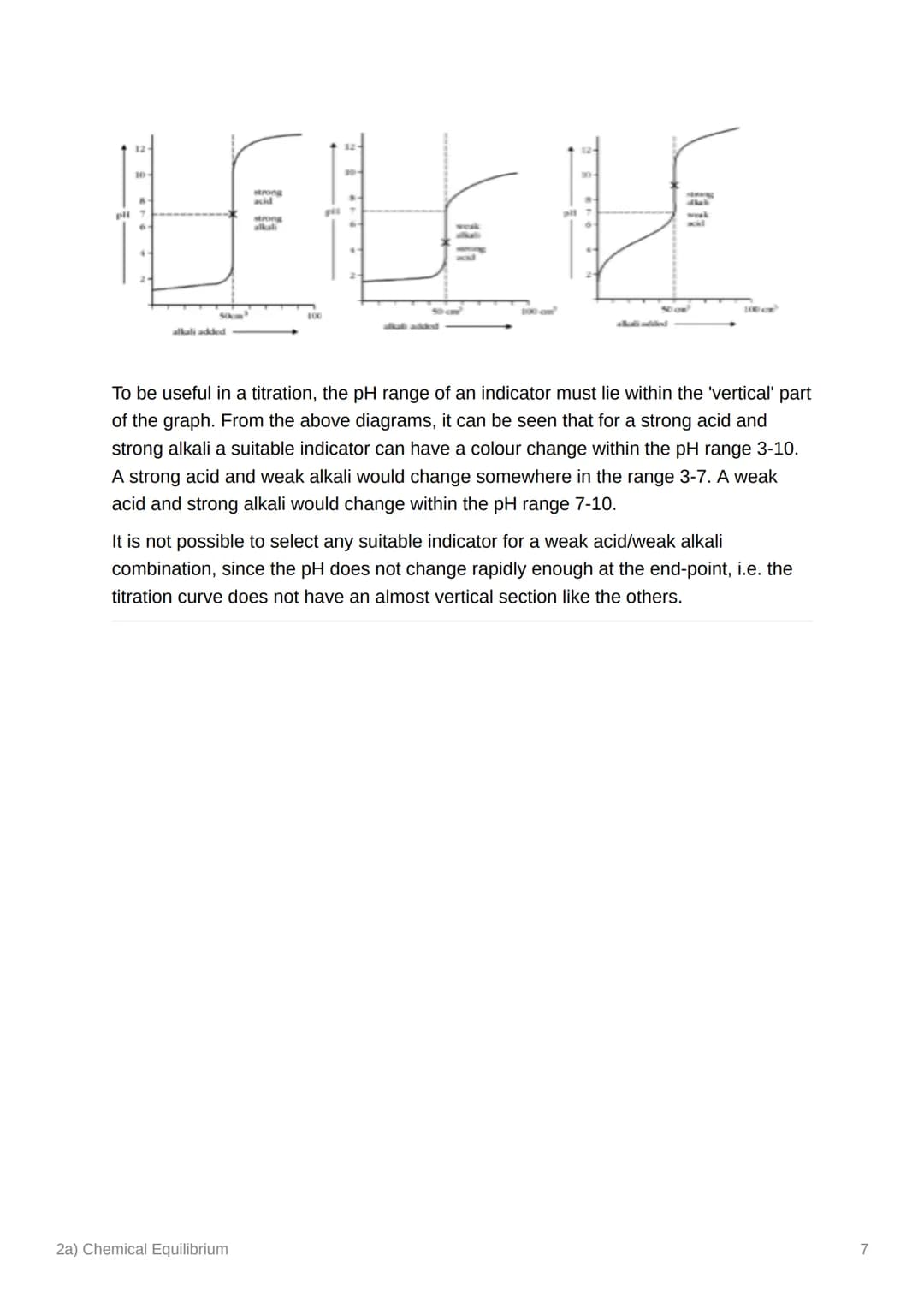 2a) Chemical Equilibrium
Equilibrium
A chemical reaction is in equilibrium when the composition of the reactants and
products remains consta