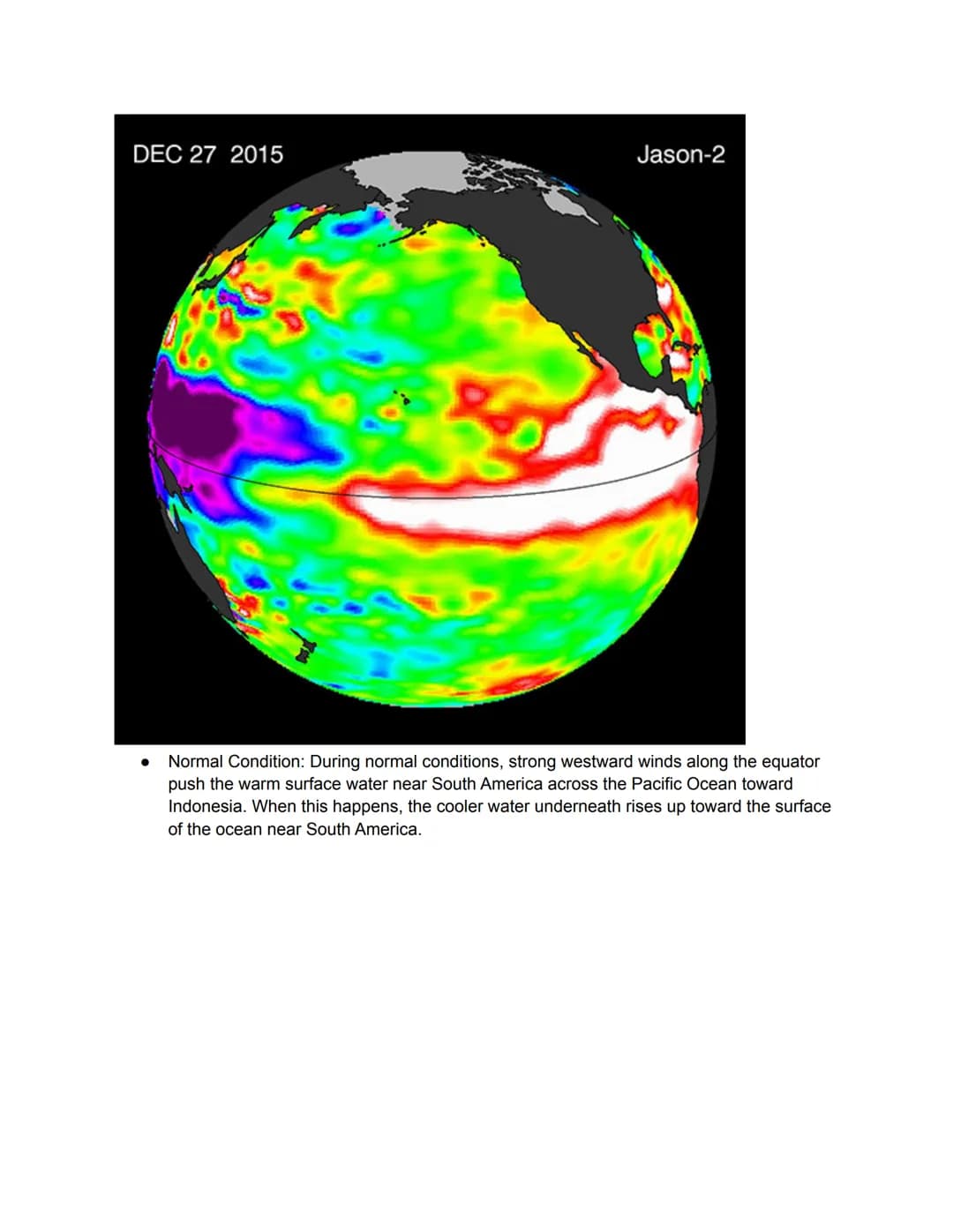 <h2 id="elninoandlanina">El Nino and La Nina</h2>
<p>The Pacific Ocean is not only the world's largest ocean but also acts as the world's la