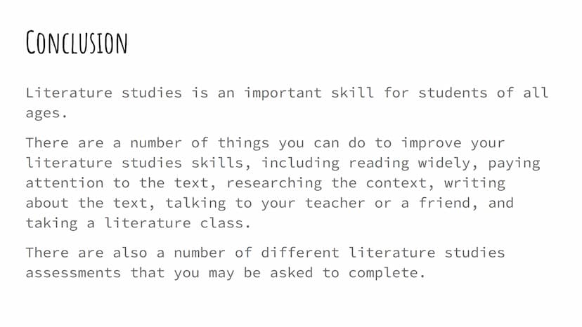 LITERATURE STUDIES
Introduction WHAT IS LITERATURE STUDIES?
Literature studies is the process of understanding and
interpreting literature.
