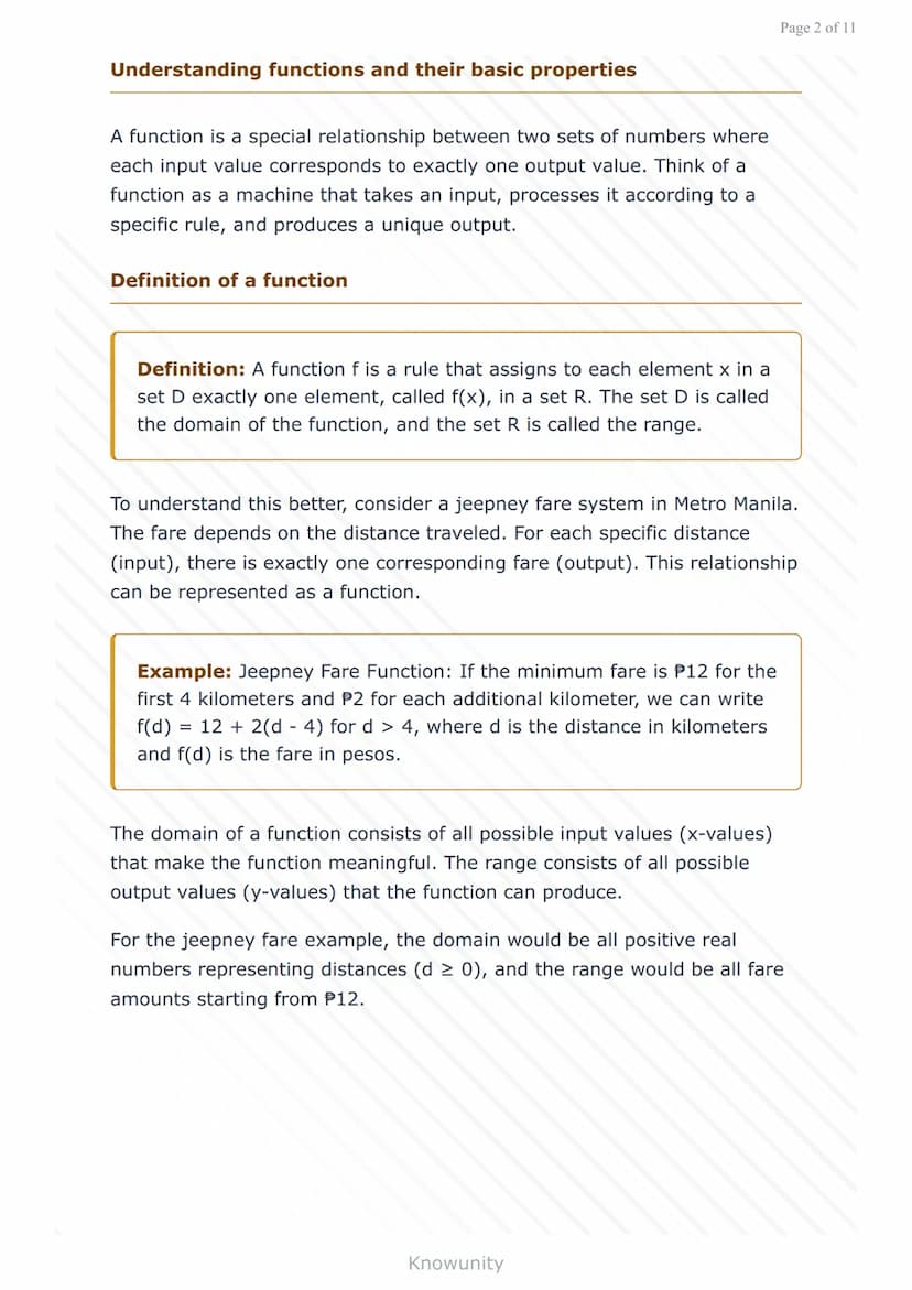 Functions and Their Graphs: Definition, Notation, and Types
Master function definitions, notation, and types with
graphing techniques
What y