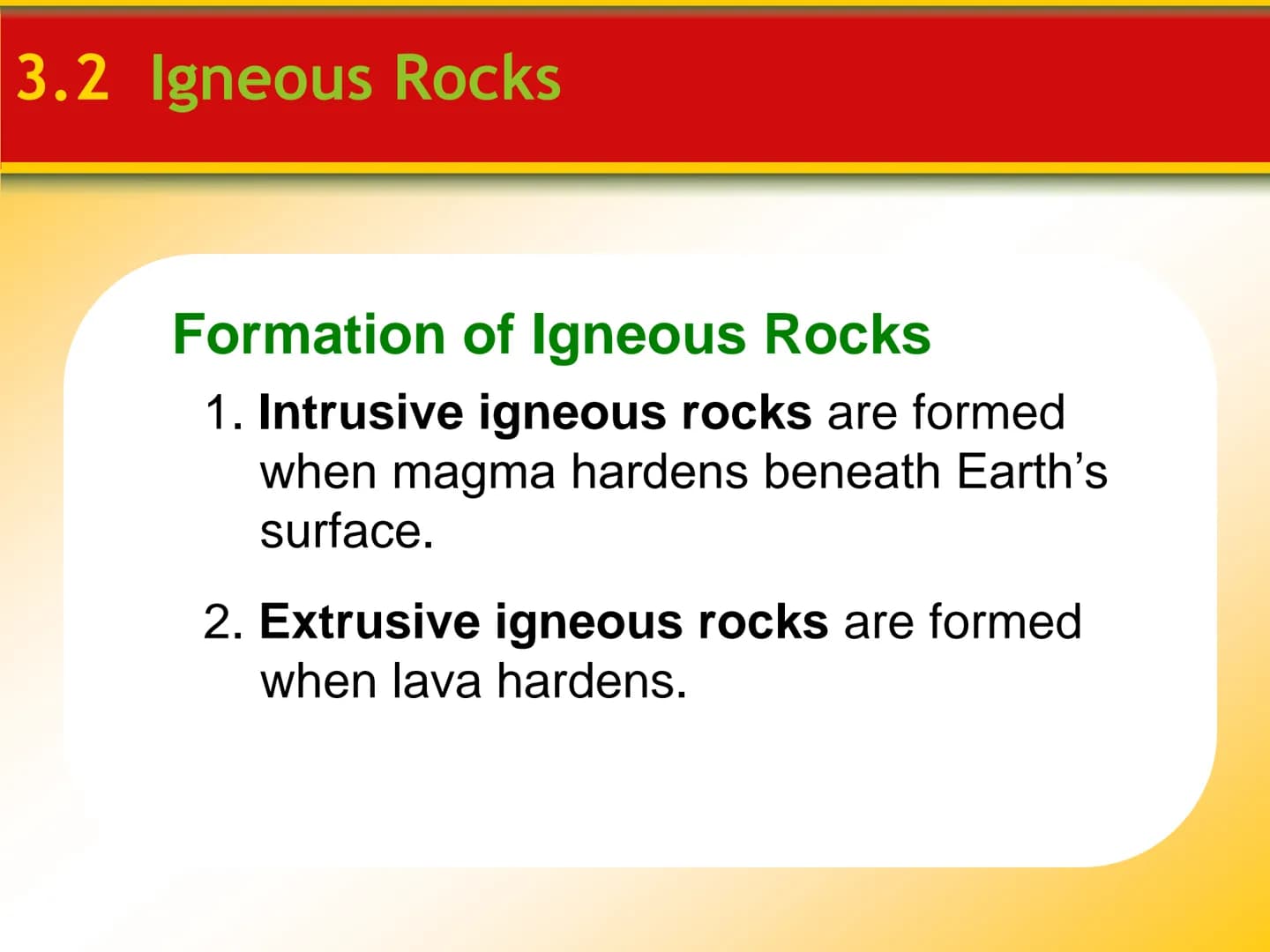 Chapter
3
Rocks 3.1 The Rock Cycle
Rocks
Rocks are any solid mass of mineral or
mineral-like matter occurring naturally
as part of our plane