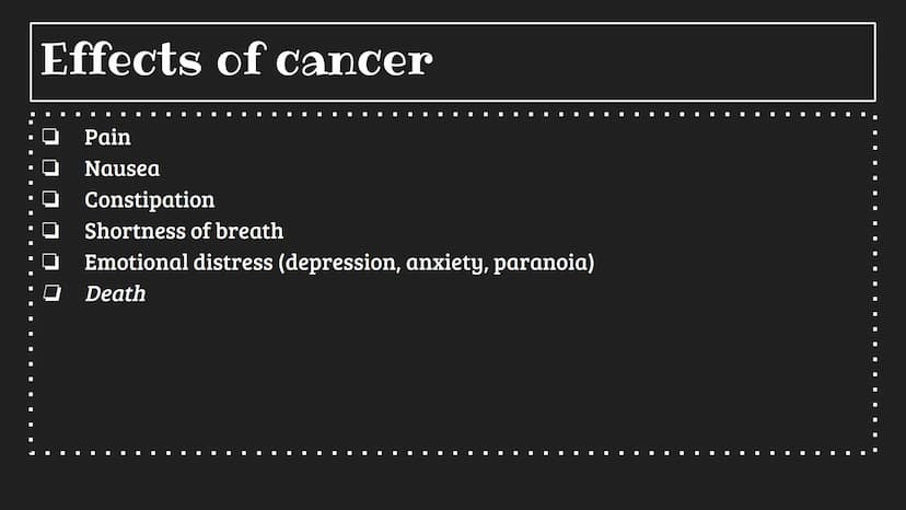 ■
I
■
■
■ ■
■
■
■
Cancer
■
■ Cancer
• What is cancer? Cancer is a disease where cells abnormally grow; They can
▪ spread to other parts of t