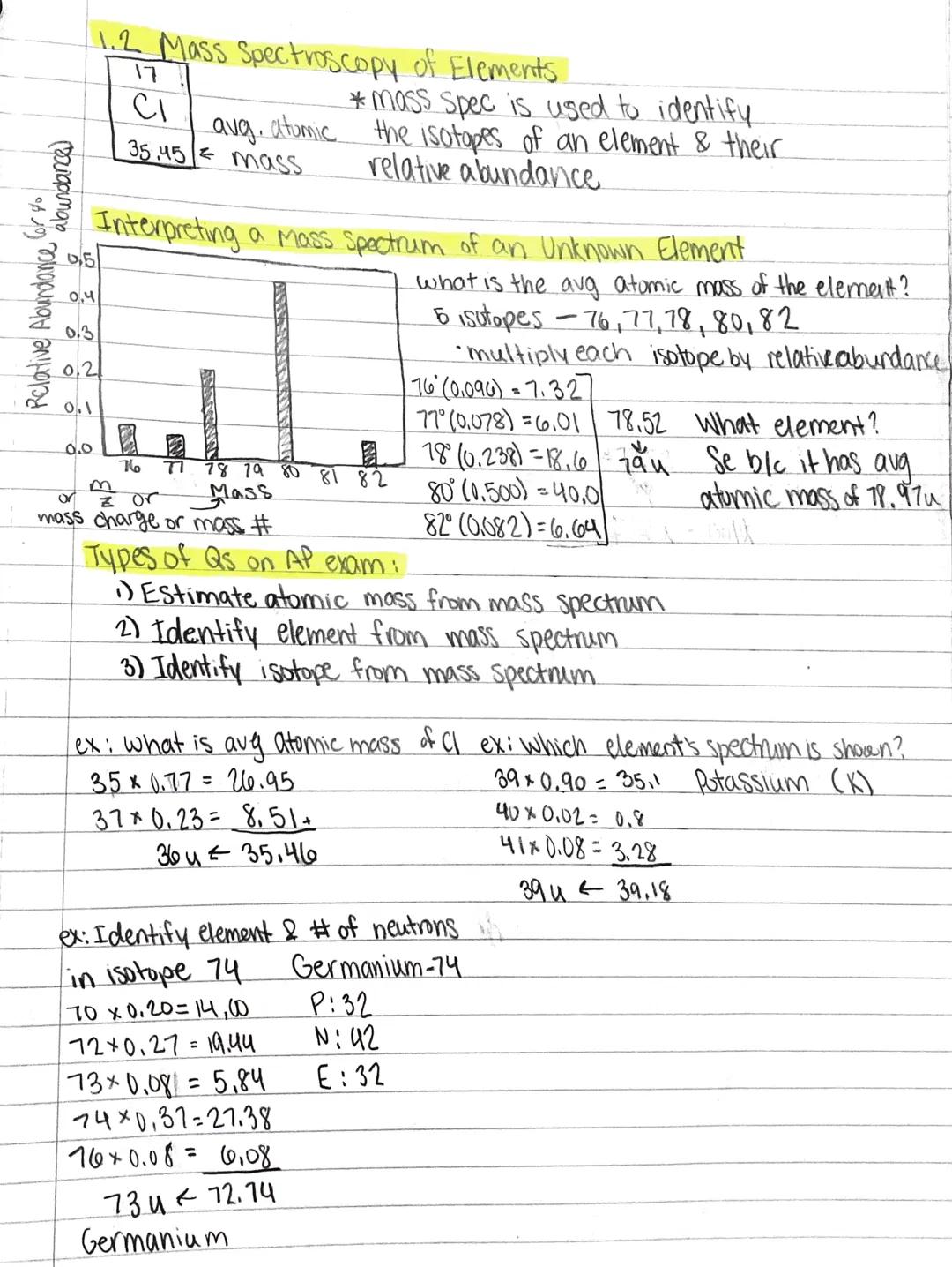 Elements and Substances (1.2, 1.3, 1.4)