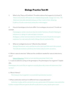 Know Biology Practice Test #4 thumbnail