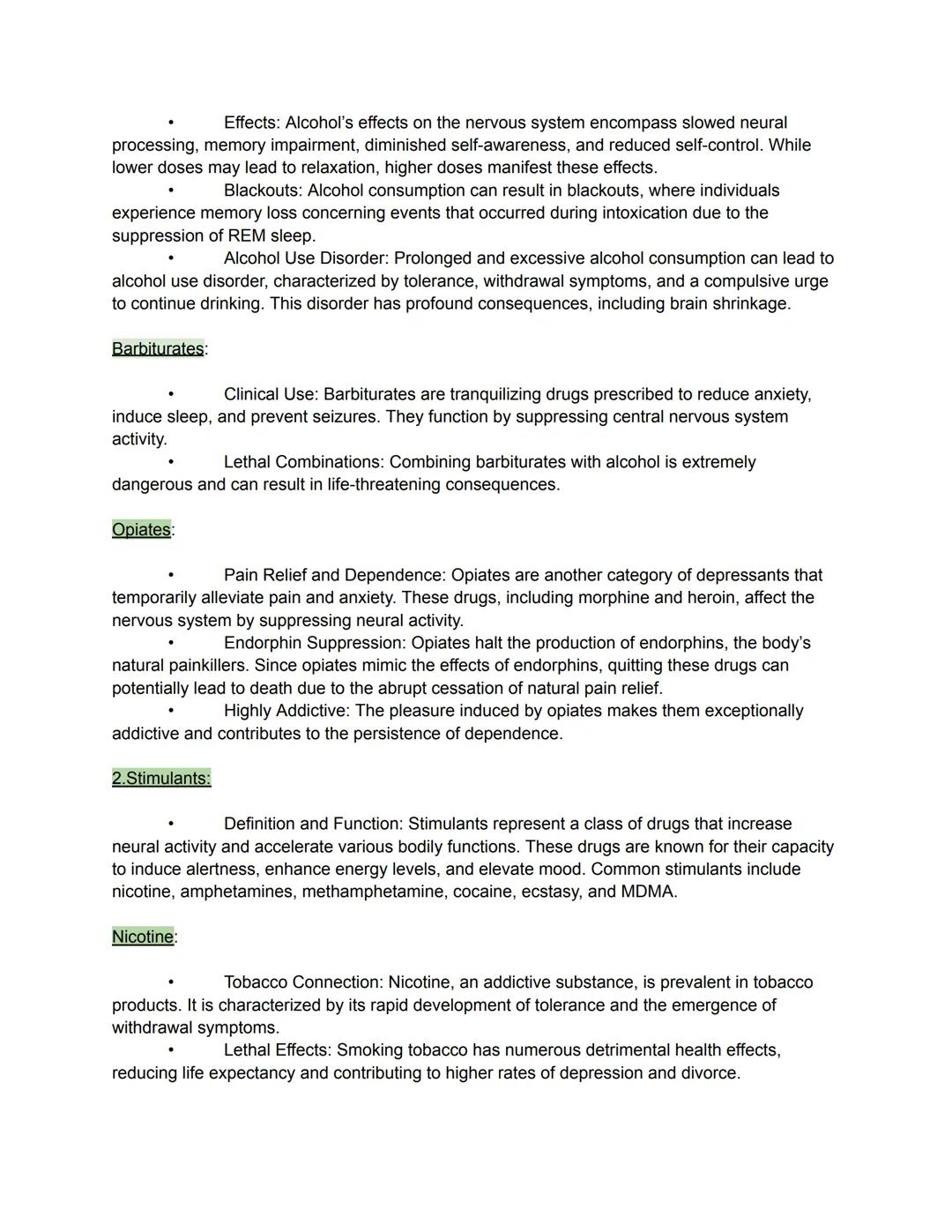 AP PSYCHOLOGY UNIT 2 - 2.5 Influence of
Drugs on Neural Firing
Psychoactive Drugs:
Definition and Effects: Psychoactive drugs encompass a wi