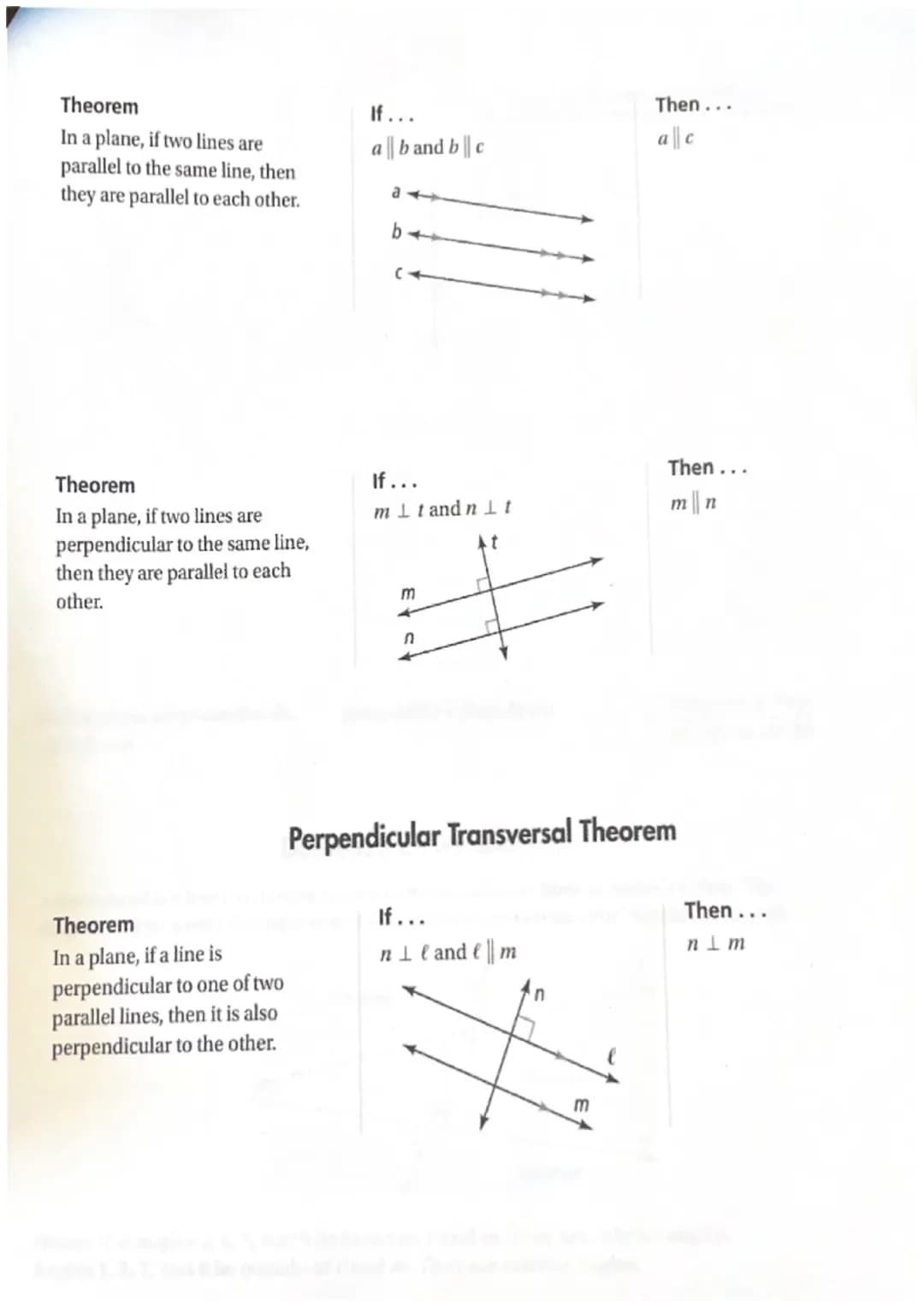 Parallel Lines, and Pairs of Angles
Same-side interior angles-interior Parallel lines-coplanar lines that
angles that lie on the same side o