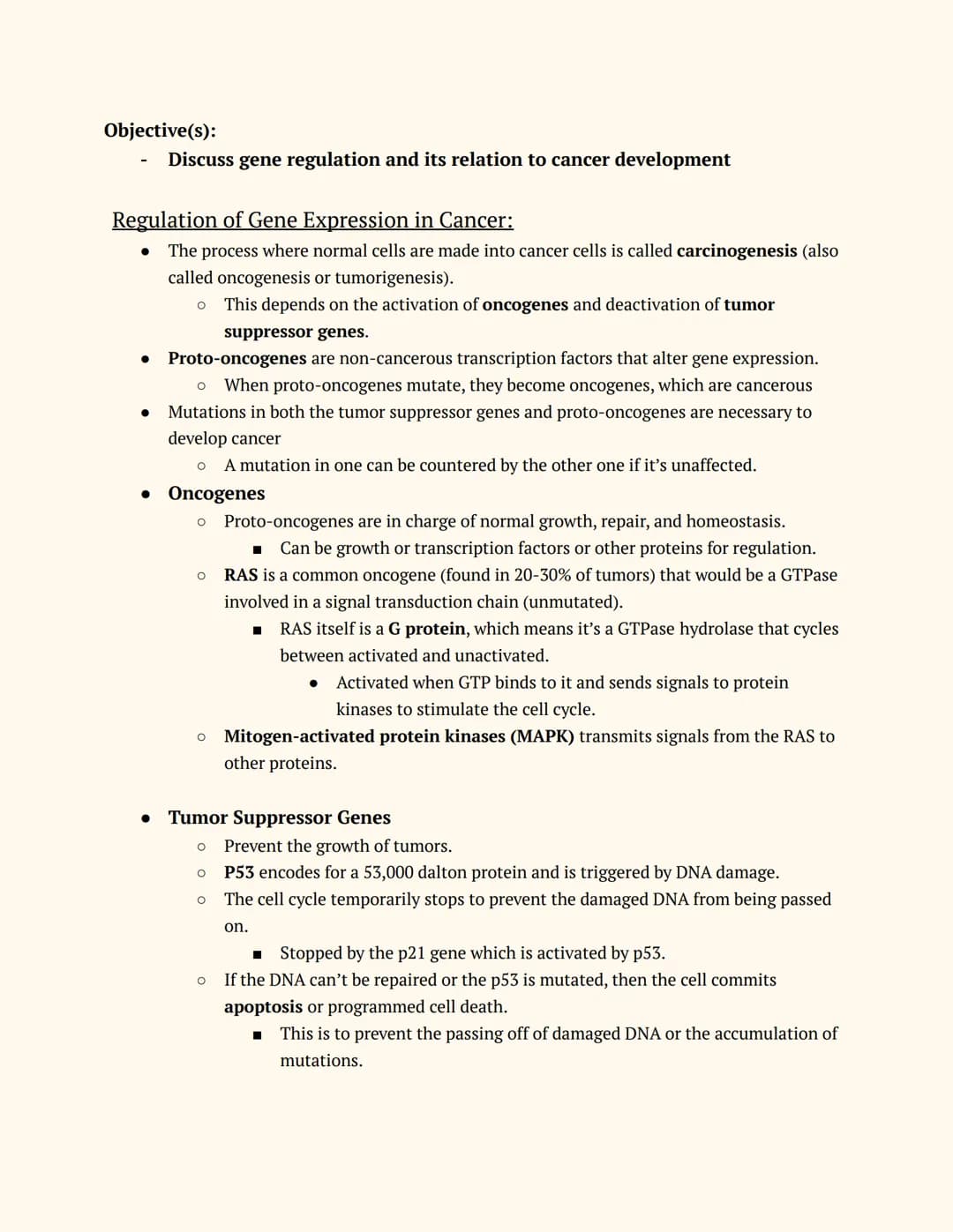 Adv. Science: Genetics
Unit 8
Topics: Cell Cycle and Regulation, Gene Regulation, Cancer, Mutations,
and Carcinogens
Lesson 1: Cell Cycle an