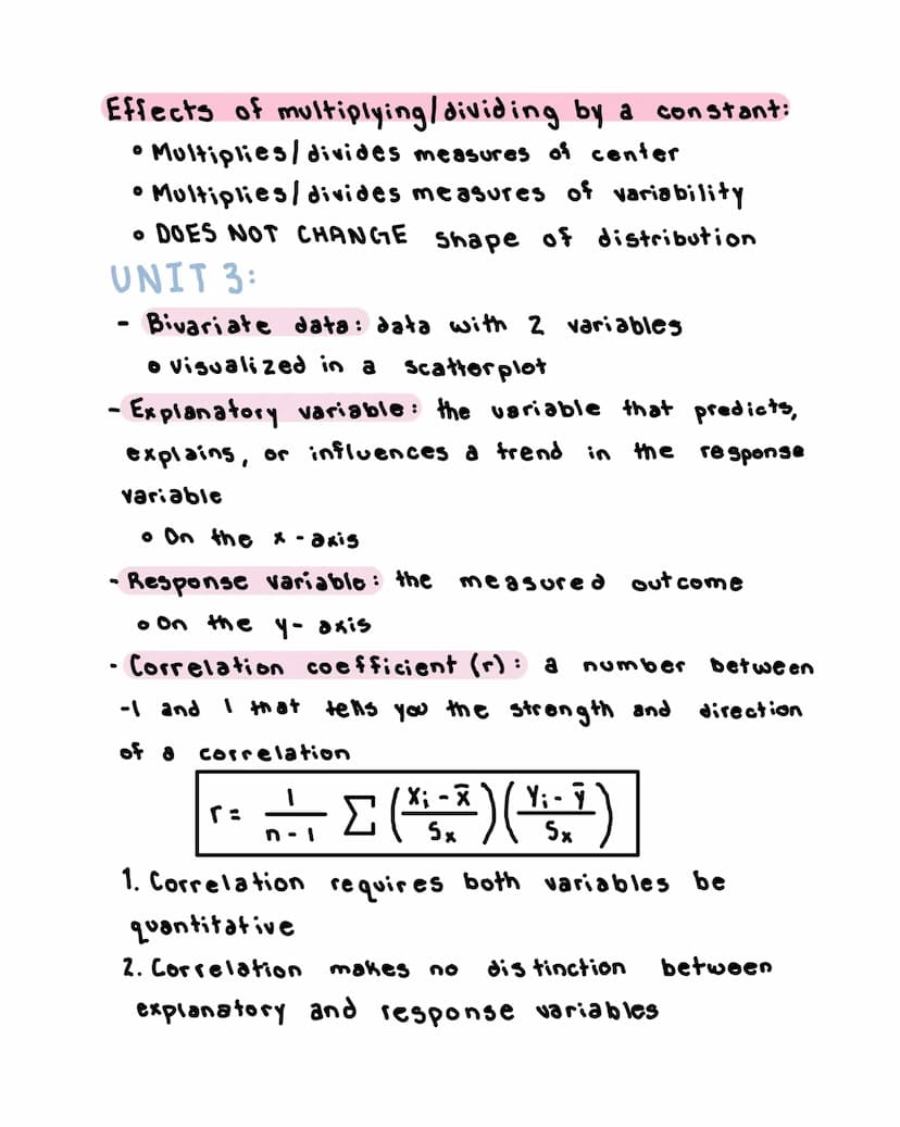 AP STATS
UNIT 1:
- Categorical variable: assigns labels that place
each individual into a particular group,
called a category
- Quantitive v