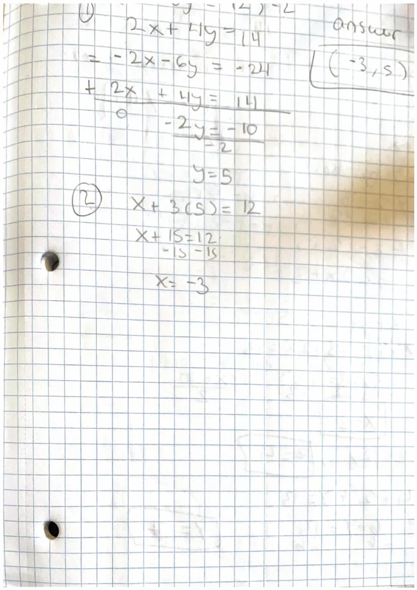 be
(
Eliminatin
This would be bad to graph b/c the ying word
a decimal
save by elimination substitution
6x +24 21
7x-6y = 20
0 6x+2y=10°
7x-