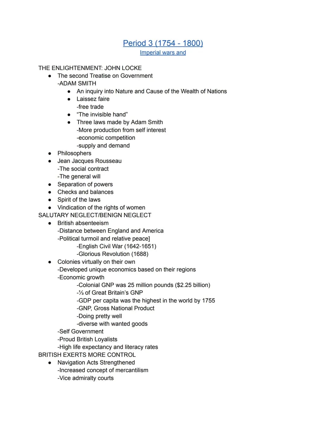 APUSH PERIOD 3 NOTES