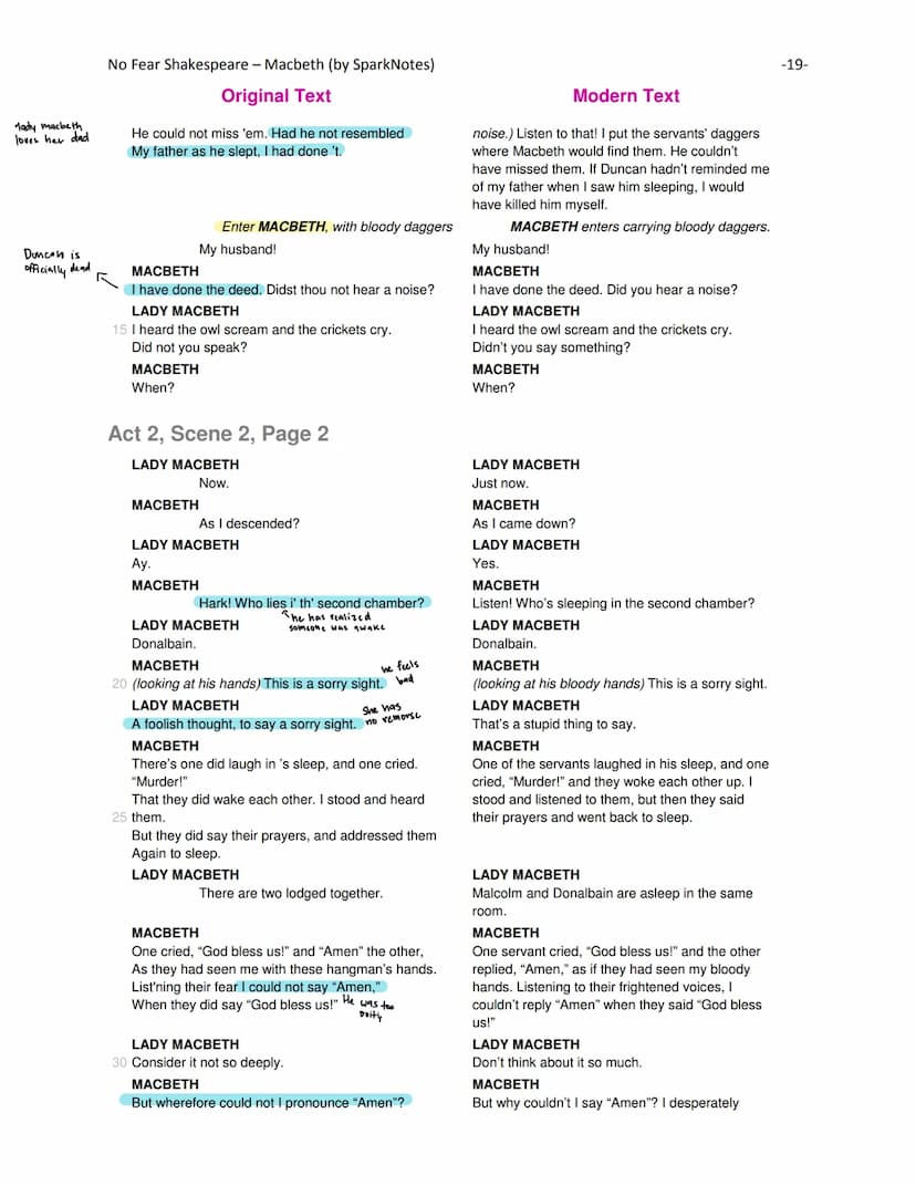 No Fear Shakespeare - Macbeth (by SparkNotes)
Original Text
A limbeck only: when in swinish sleep
Their drenchèd natures lie as in a death,
