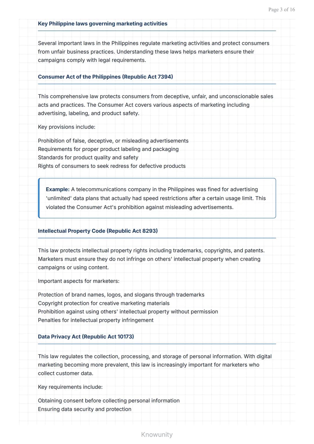 # Legal and Ethical Issues in Philippine Marketing Environment

Understanding laws, regulations, and ethics in Philippine marketing

## What