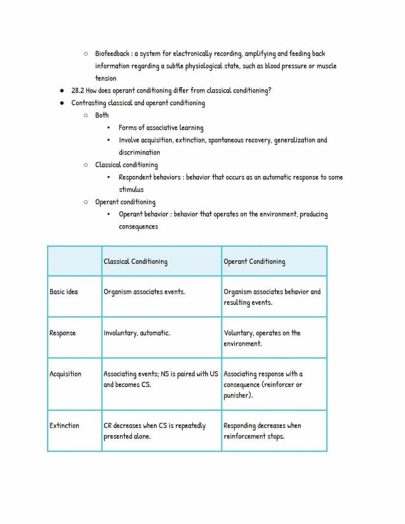 UNIT 6 : Learning
Module 26 : How We Learn and Classical Conditioning
• Learning the process of acquiring new and relatively enduring inform