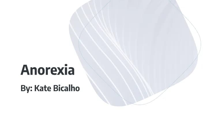 Know Anorexia thumbnail