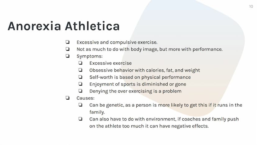 Anorexia
By: Kate Bicalho What is Anorexia?
Eating disorder
★
Scientifically called Anorexia Nervosa (AN)
A condition where people see thems