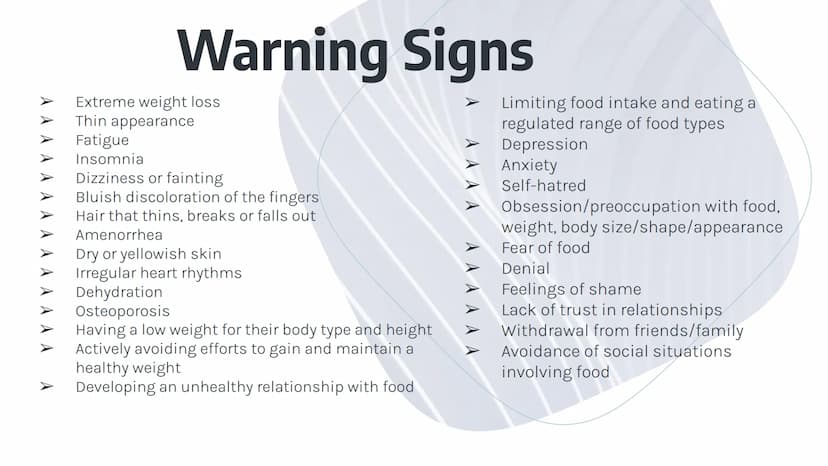 Anorexia
By: Kate Bicalho What is Anorexia?
Eating disorder
★
Scientifically called Anorexia Nervosa (AN)
A condition where people see thems