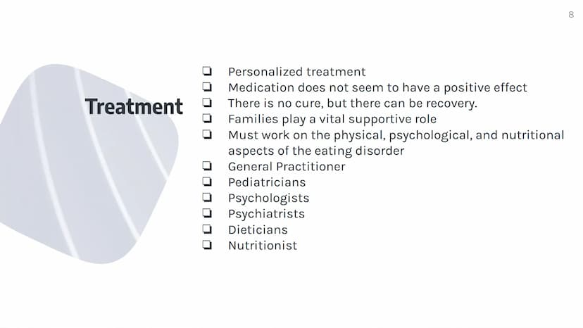 Anorexia
By: Kate Bicalho What is Anorexia?
Eating disorder
★
Scientifically called Anorexia Nervosa (AN)
A condition where people see thems