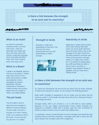 Know Acids And Alkalis Summary for KS3 thumbnail