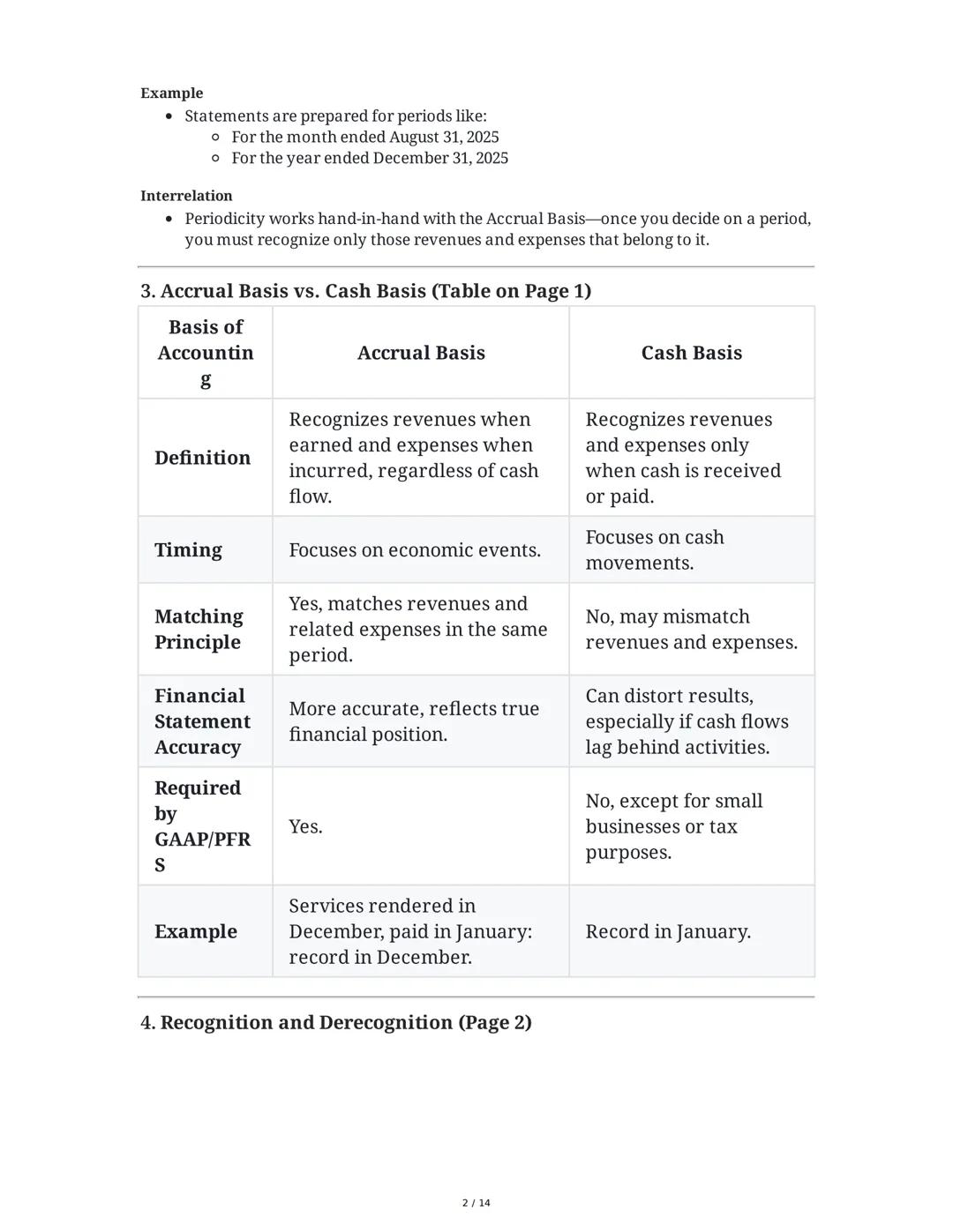 Comprehensive Summary: Adjusting Entries, Accrual
Accounting, and Financial Statements
1. Accrual Basis of Accounting
Definition and Key Pri