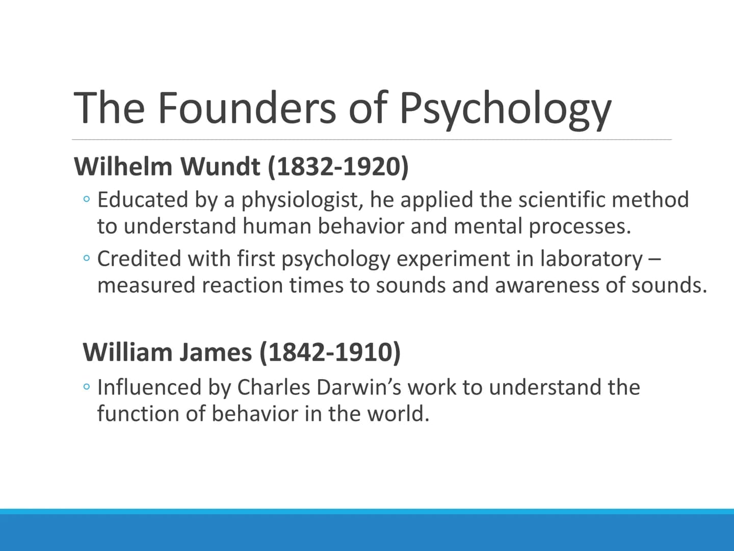 Psychological
Science
CHAPTER 1 1.1 What is Psychology? Psychology
The science of behavior and mental processes
Early definitions
O
"the sci