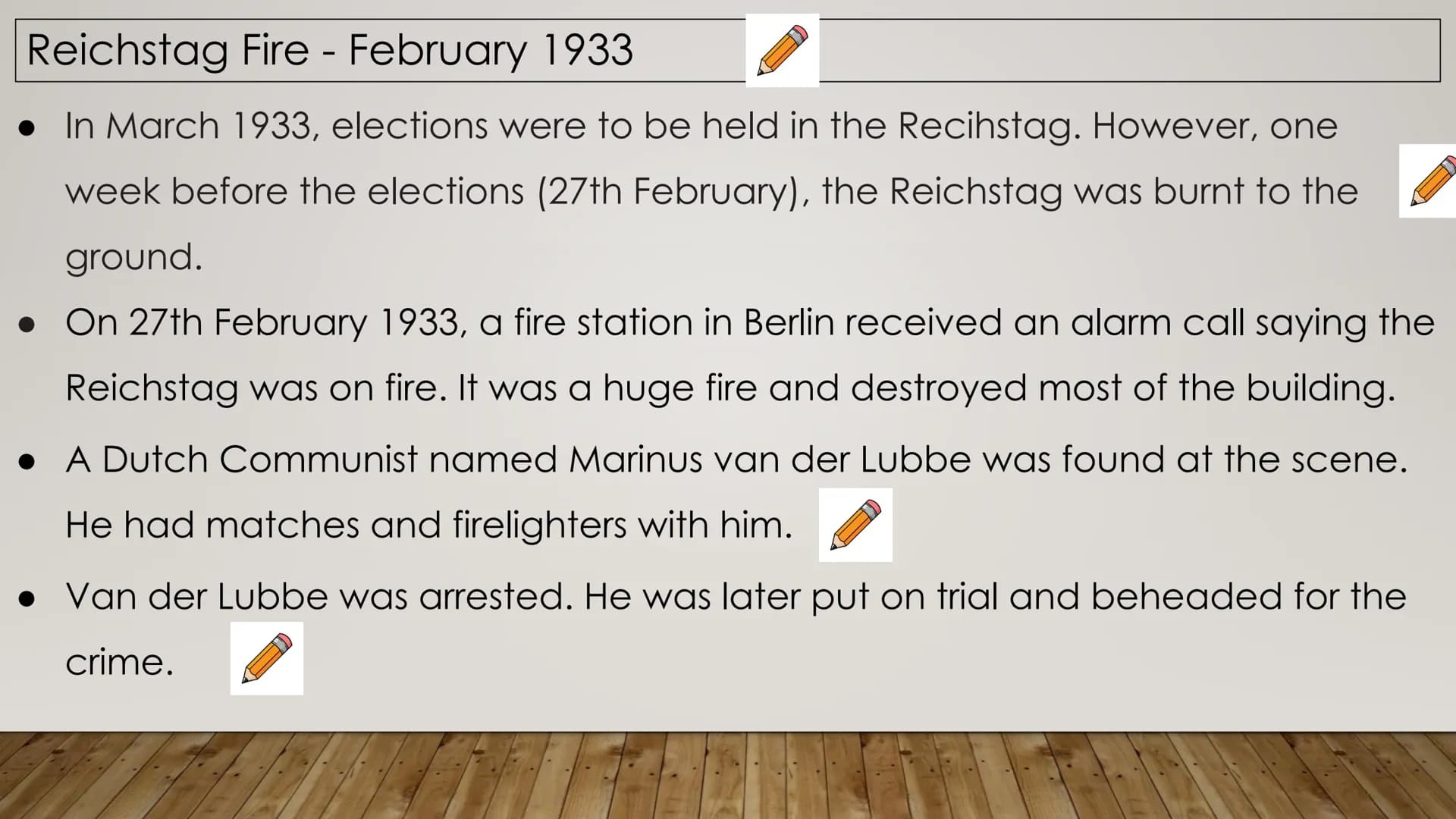 Starter: Blooket Title: Revision of Hitler and Nazi Germany - consolidating power
Learning Intentions
To understand the how Hitler and the N