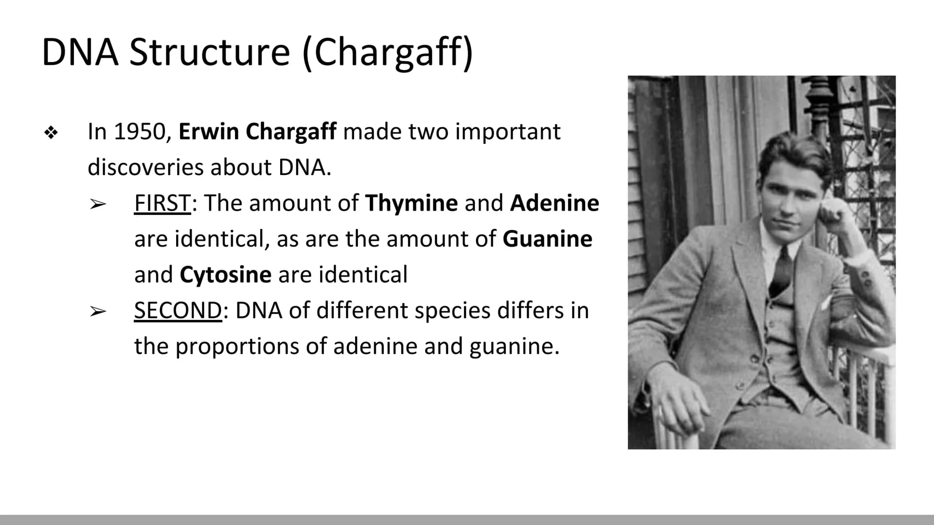 DNA Structure & Function
Biology X Discovery of DNA (Miescher & Griffith)
DNA was first described in 1869 by chemist, Johannes
Miescher
He k