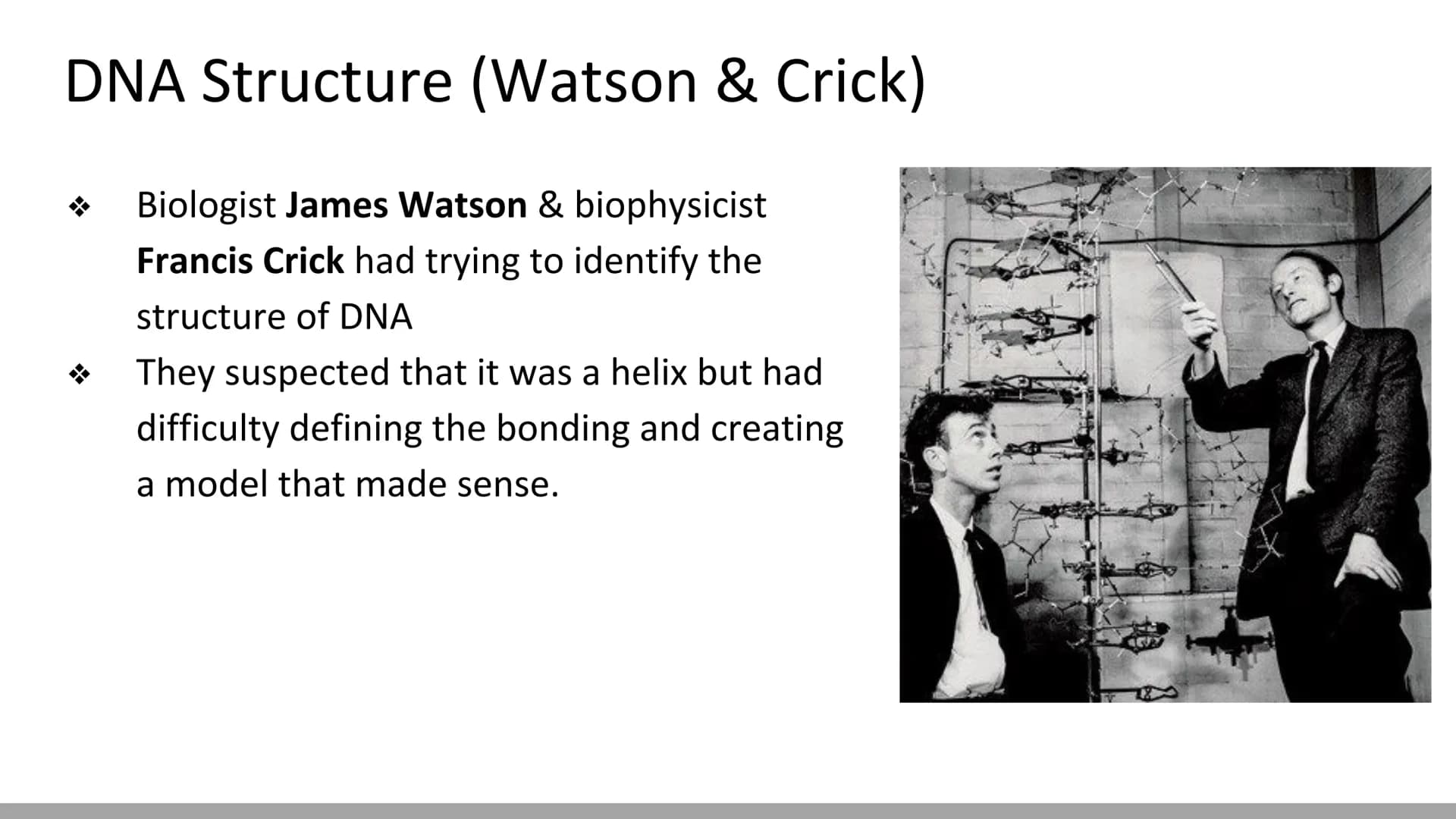 DNA Structure & Function
Biology X Discovery of DNA (Miescher & Griffith)
DNA was first described in 1869 by chemist, Johannes
Miescher
He k
