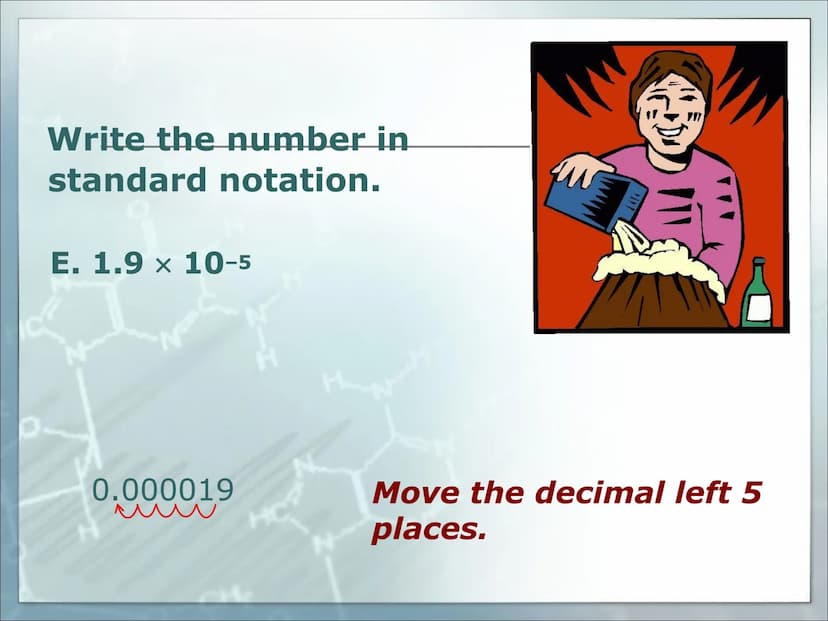 100
50
225
200
15
20
500
400
Scientific Notation
Learn to express large and small
numbers in scientific notation.
00
5 An ordinary penny con