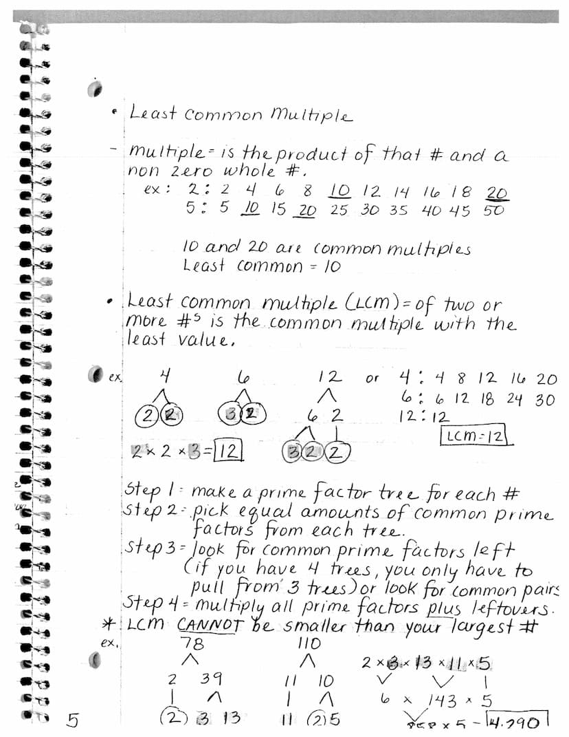 Le
"Prime # = has only 2 factors,
itself ex. 3x1
one and
Composite # = has 3 or more factors. ex. 12 = 3x4 or bx 2
2 3
*
5
X@XX以
返13
这以以
(17
