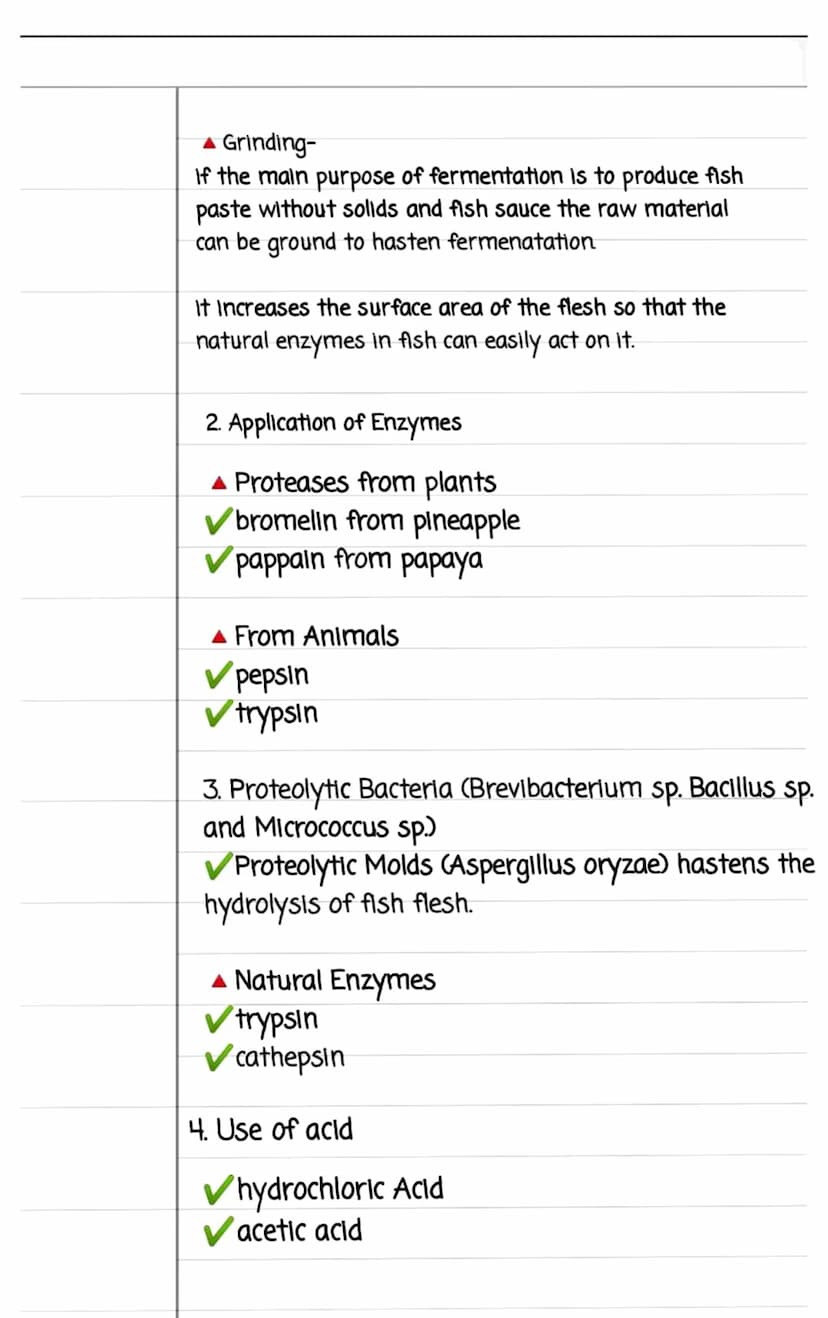Flavor
maybe due
to:
activity
of the
halophilic
bacteria
FERMENTATION
breakdown of organic substances into simpler
components mainly by the 