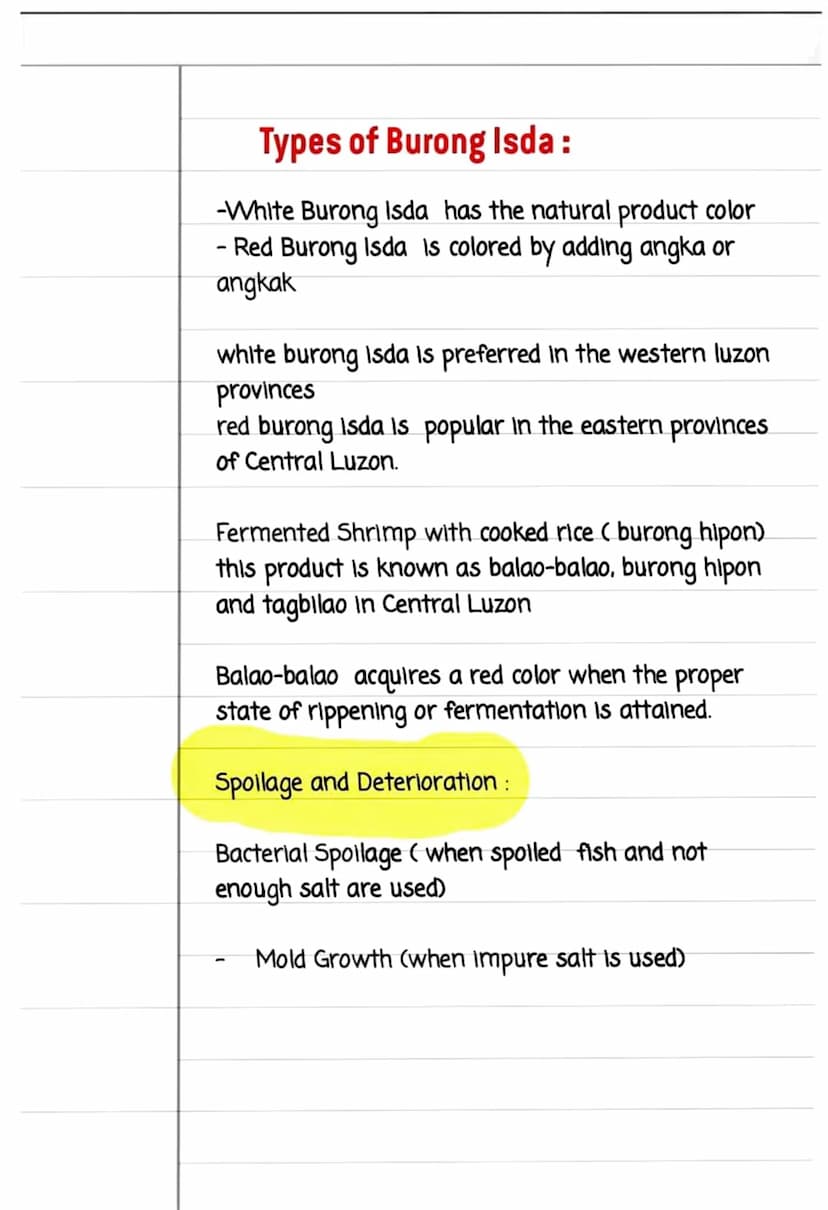 Flavor
maybe due
to:
activity
of the
halophilic
bacteria
FERMENTATION
breakdown of organic substances into simpler
components mainly by the 