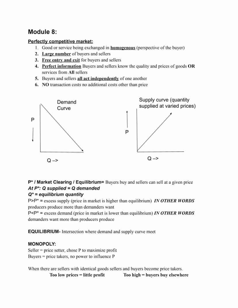 Module 1:
GDP/GROSS DOMESTIC PRODUCT- measure of the total output (sum up all final goods
and services produced in economy in a given year)
